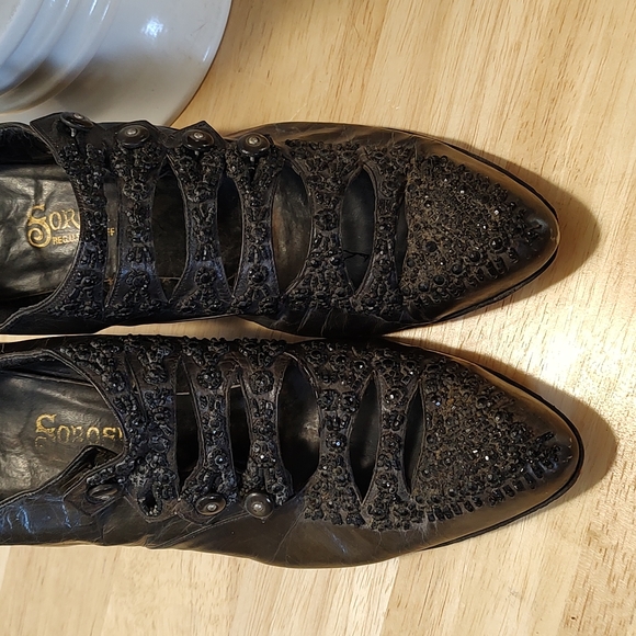 Victorian Era Shoes by Sorosis Buttons and Beads Use for Home Decor (small size) - Picture 3 of 12